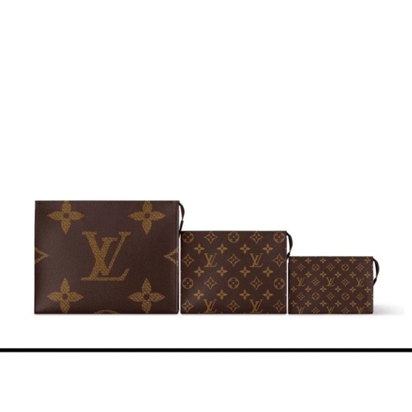 LV Trio Toiletry Pouch! Reverse Monogram - Picture 4 of 5